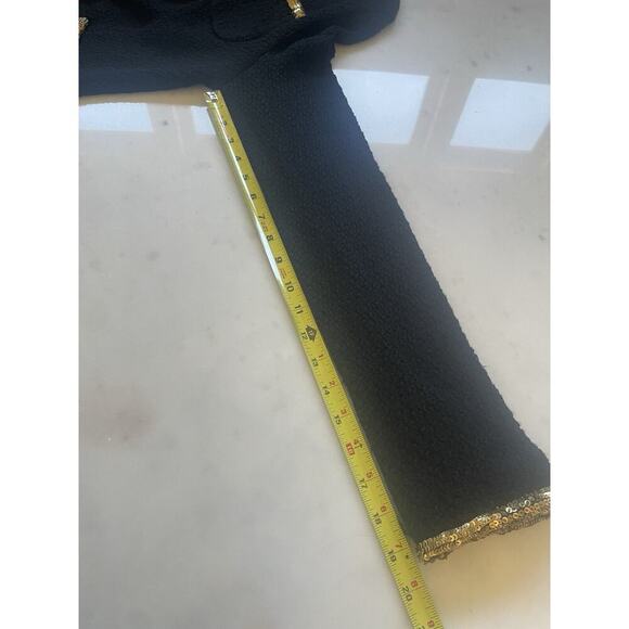 Ralph Lauren Purple Label Runway Blazer Gold Beaded Silk Knit Evening Jacket L - Picture 16 of 16